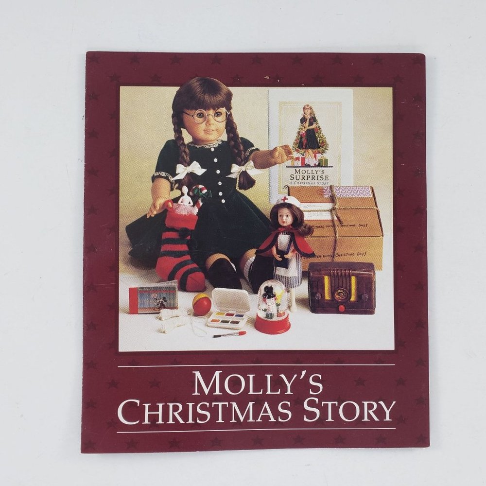 American Girl Molly's Christmas Story Pamphlet Pleasant Company Vintage 1991